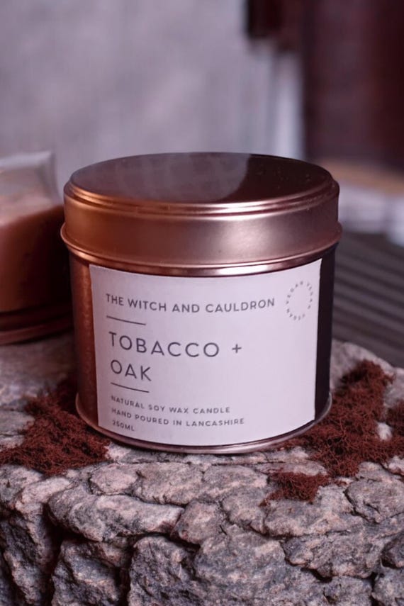 Tobacco and Oak Soy Wax Candle