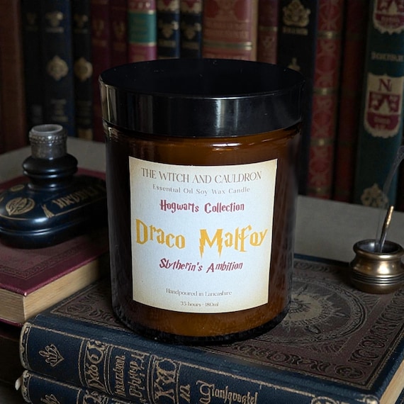 Draco Malfoy Essential Oil Soy Wax Candle