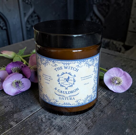 Datura Essential Oil Soy Wax Candle