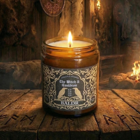 Baldr Norse Mythology Essential Oil Soy Wax Candle
