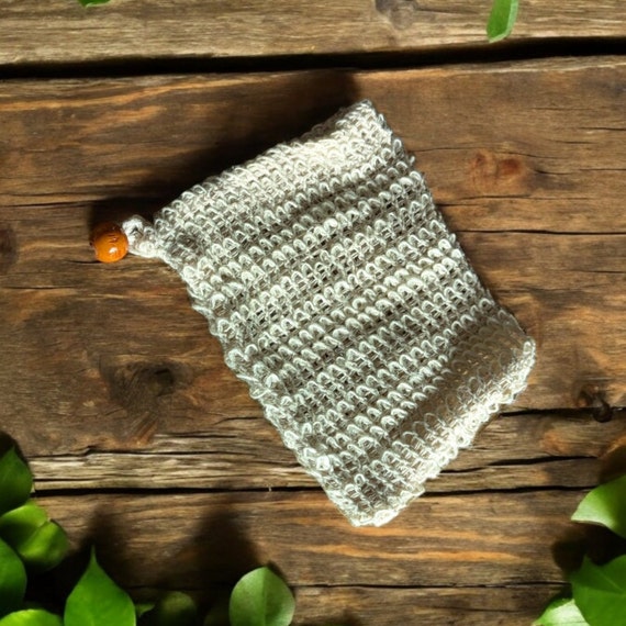 Natural Sisal Soap Bag, Eco-Friendly and Plastic Free