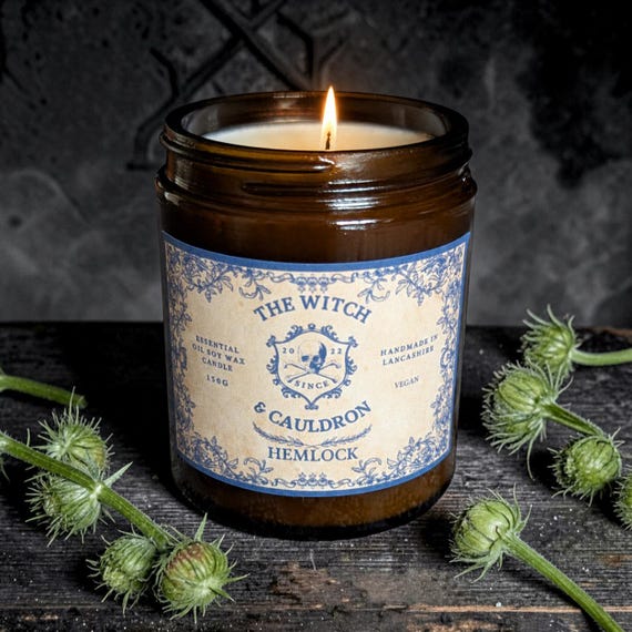Hemlock Essential Oil Soy Wax Candle