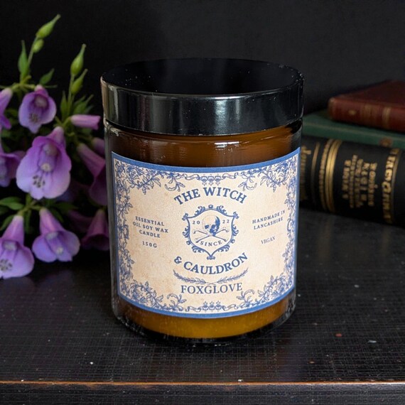 Foxglove Essential Oil Soy Wax Candle