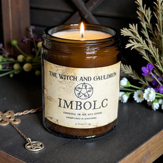 Imbolc - (Candlemas) Essential Oil Soy Wax Candle