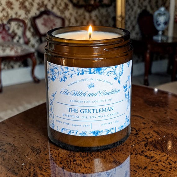 The Gentleman - Bridgerton Inspired Essential Oil Soy Wax Candle