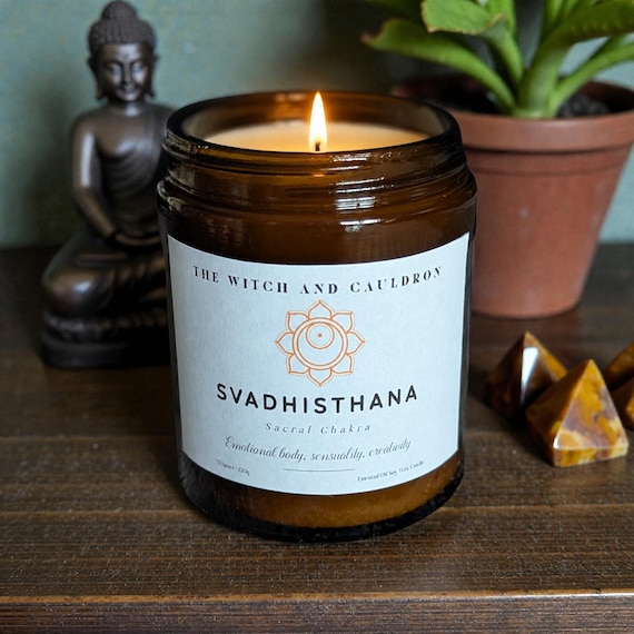 Sacral Chakra – Svadhisthana Essential Oil Soy Wax Candle