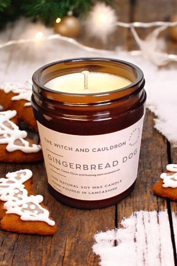 Gingerbread Dog Soy Wax Dog Friendly Candle