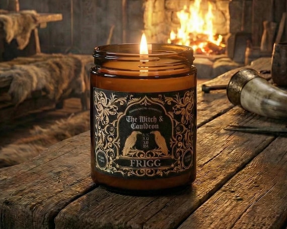 Frigg Norse Mythology Essential Oil Soy Wax Candle