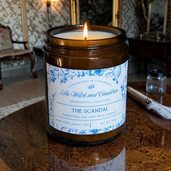 The Scandal - Bridgerton Inspired Essential Oil Soy Wax Candle