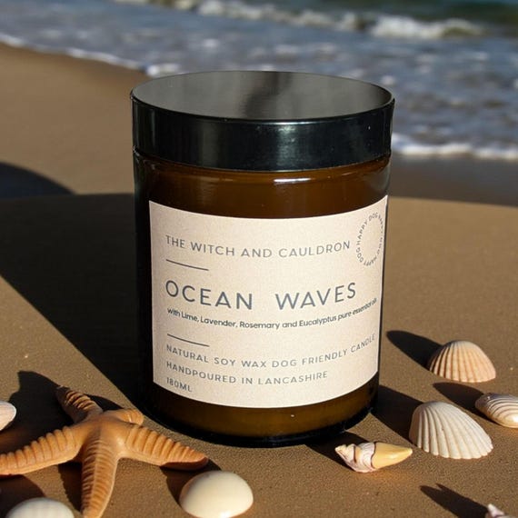 Ocean Waves Soy Wax Dog Friendly Candle