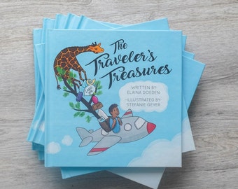 Educational Children's Book, Travel Book, Kids Christmas Gift, Children's Books, Baby Adventure Book, The Traveler's Treasures