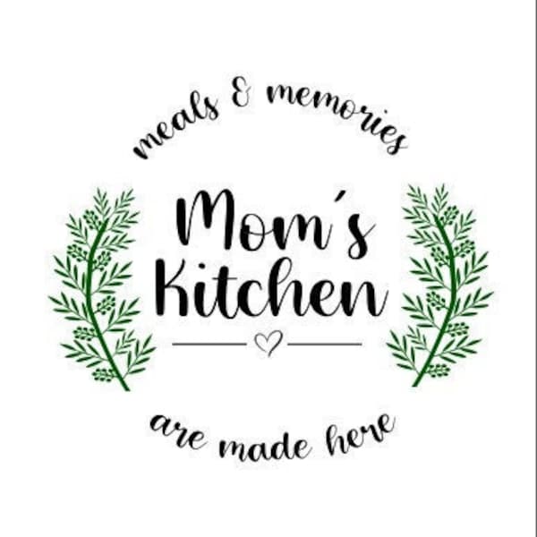 Mom's Kitchen Etsy