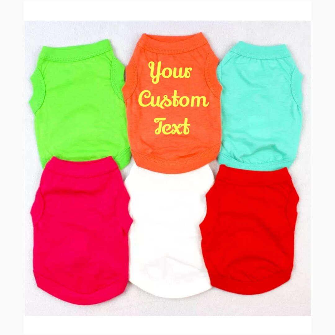 Custom Dog Tank, Dog Shirts Personalized, Personalized Dog Gifts