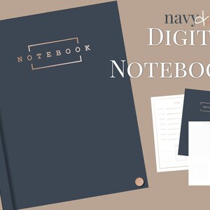 Navy & Gold Digital Planner