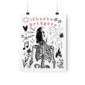 Phoebe Bridgers Poster | Indie Folk Music | Wall Decor | Art Print