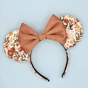 MADE TO ORDER English Garden Mouse Ears | Headband Mouse Ears | Floral Minnie Ears