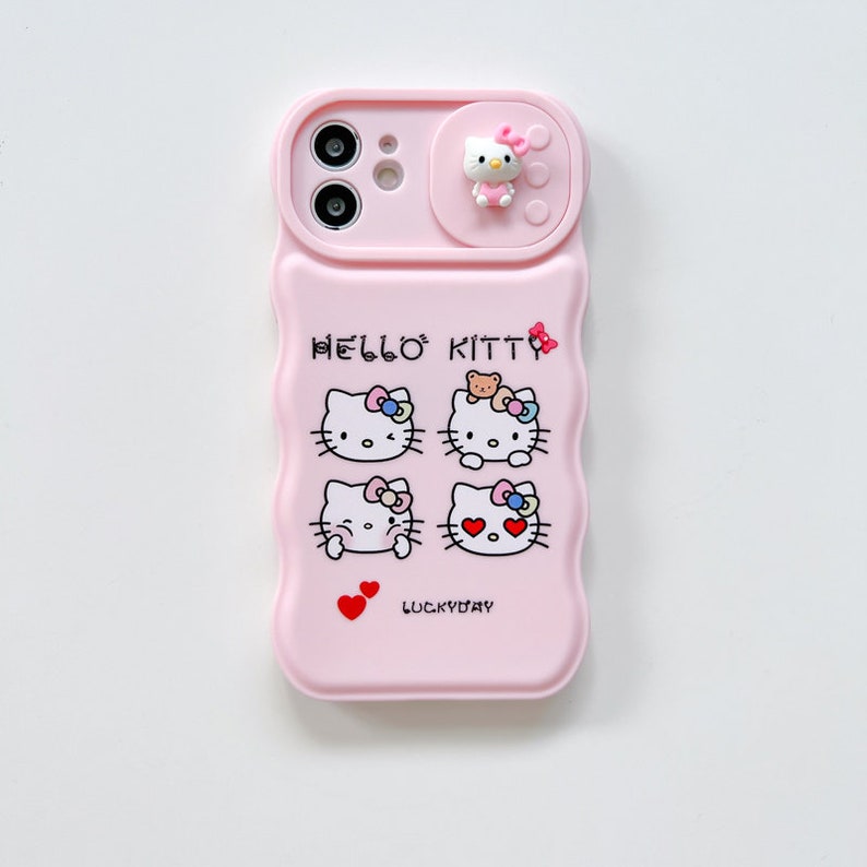 Cute Hello Kitty Phone Case Iphone 13/12 Pro Max Iphone 11 Pro Etsy