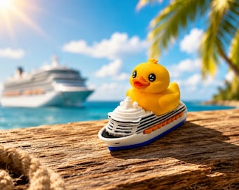 Jogo de Esconderijo com Pato em Navio de Cruzeiro – Exclusivo – Impresso em 3D