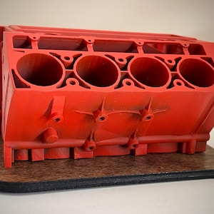 V8 Engine Block Business Card Holder