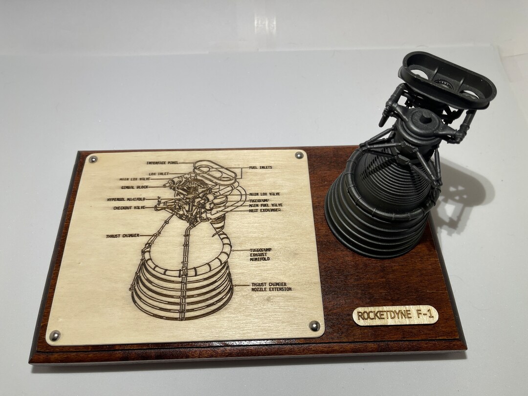 Rocketdyne F-1 Rocket Engine Display - Etsy