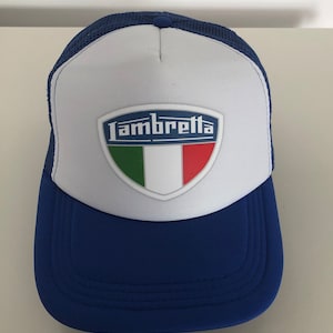LAMBRETTA Snapback Cap / Hat MOTORCYCLE SCOOTER Vespa Mods Retro
