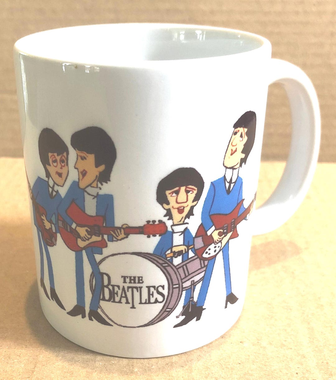 The Beatles CERAMIC MUG 11oz NEW Cartoon Series - Etsy Australia