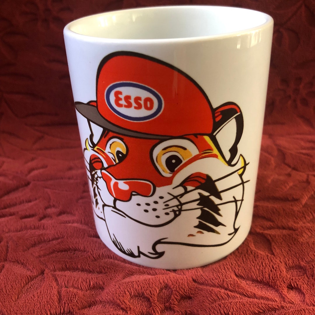 ESSO TIGER Ceramic Mug 11oz Put a Tiger in Your Tank Etsy