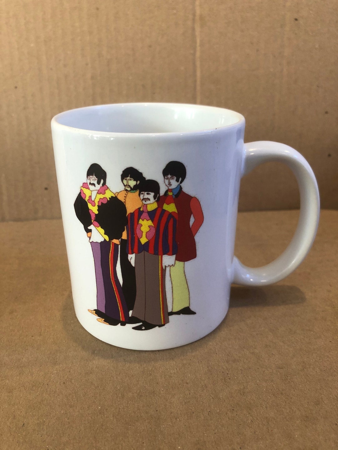 The Beatles CERAMIC MUG 11oz NEW Cartoon Series - Etsy