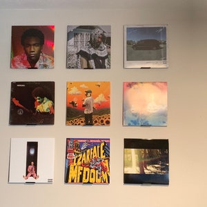 Vinyl Record Shelf Album Wall Mount Display
