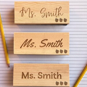 Teacher Name Personalized Whiteboard Eraser, Teacher Appreciation Gift, End of Year Present, Back to School Gift