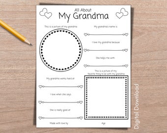 My Grandma Printable - Etsy
