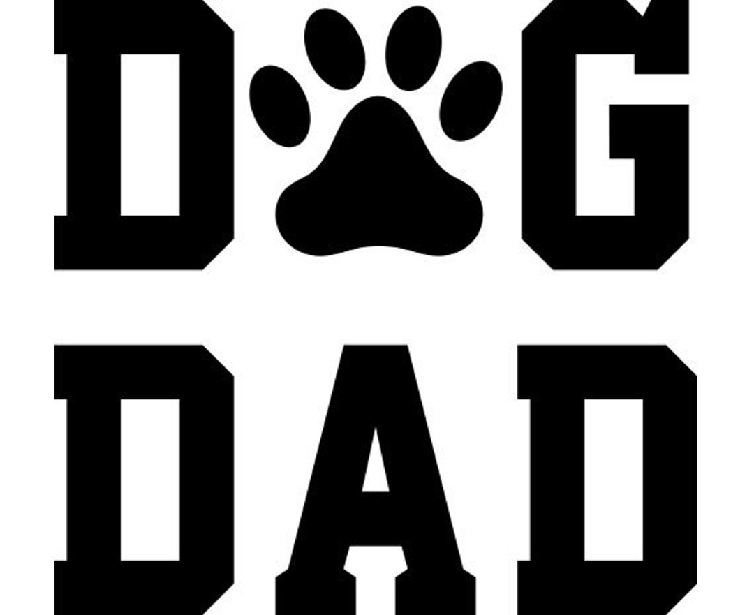 DOG DAD SVG Cut File - Etsy