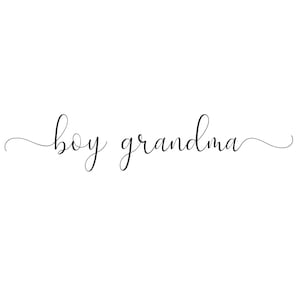 boy grandma SVG