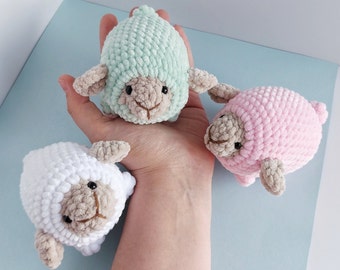 Amigurumi sheep plush pattern beginner crochet pattern