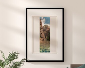 Narrows, Zion National Park - Fine Art Photograph - Vertical Panorama