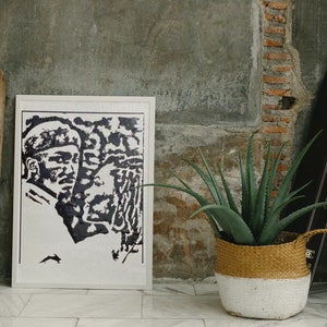 Retrato de vinil personalizado | Presente de arte personalizado | Arte de parede feita à mão para aniversários, datas comemorativas e decoração de casa