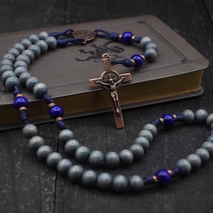 Sword of the Spirit Rosary - St. Benedict Rosary - Catholic Confirmation Rosary for Men - Catholic Gift