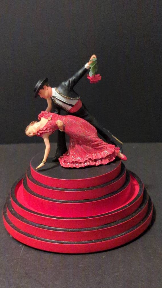 The Tango Music Box Dancing Couple Etsy