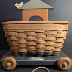 Noah's Ark Pull Toy Basket, Gerald Henn Workshops