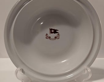 Titanic White Star Line Soup Bowl Reproduction