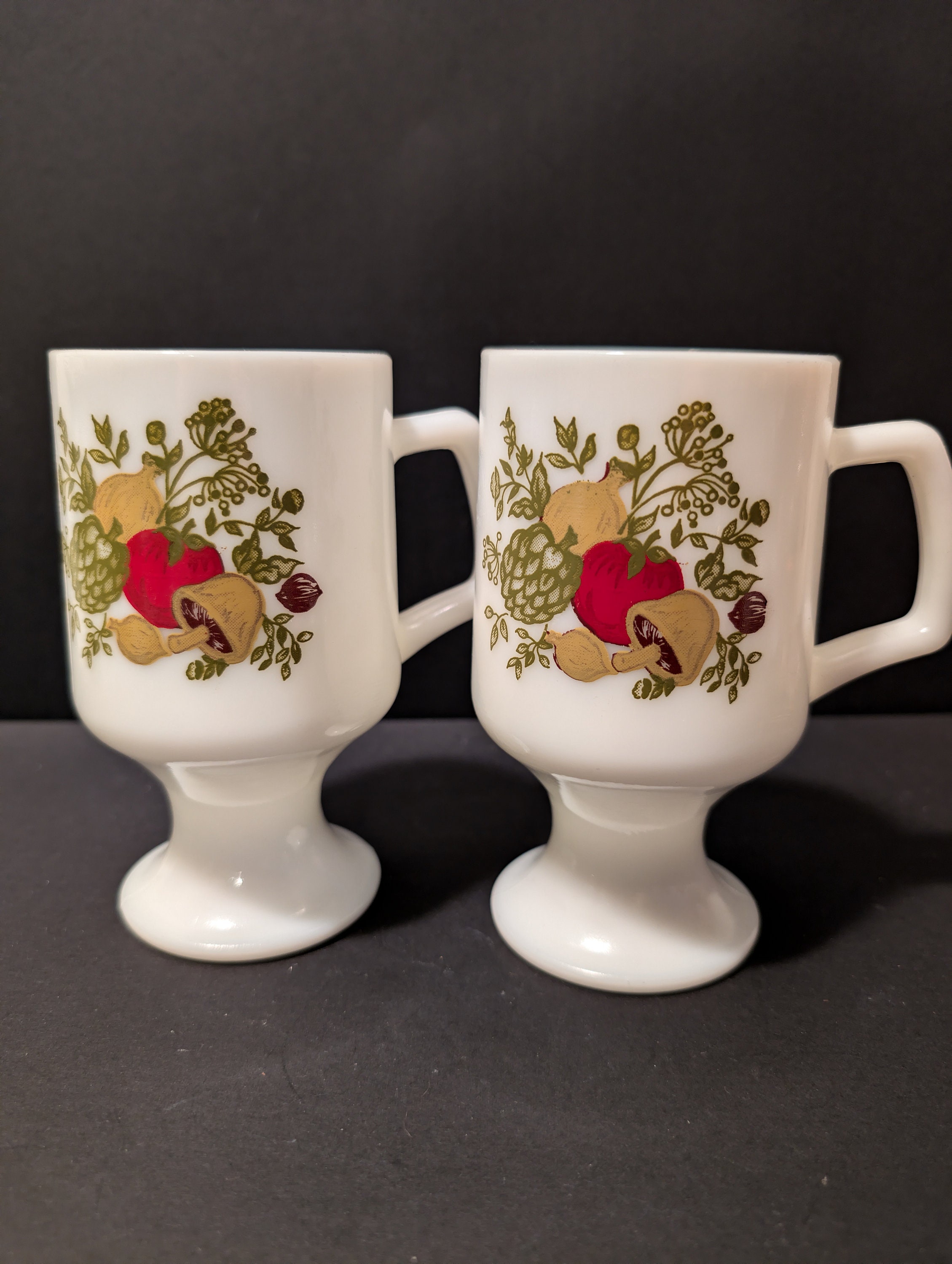 Spice of Life, Corning, Irish Style Coffee Cup, Set of Two