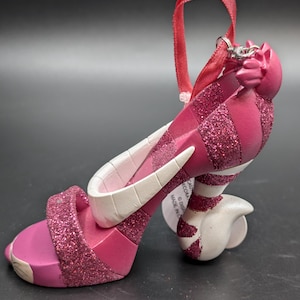 Cheshire Cat Shoe Ornament, Disney, Alice in Wonderland, Artist Signed
