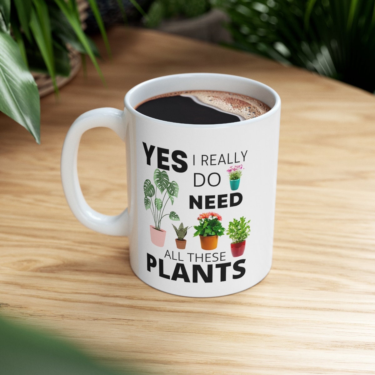 Tazza Il cactus non può toccare questa tazza, tazza con pianta, regalo con cactus, regalo divertente con succulente e piante - Italia