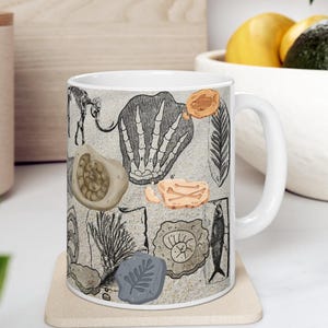 Fossil Mug: Paleontology Gift for Geologists & Rockhounds