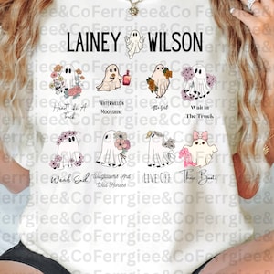 Lainey Wilson Halloween, Ghost, Flower Ghost, Lainey Wilson, Lainey Wilson Merch, Lainey Wilson shirt