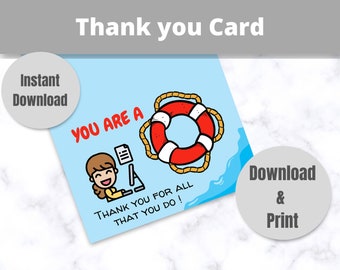 Administrative Professionals Thank You Printable Card