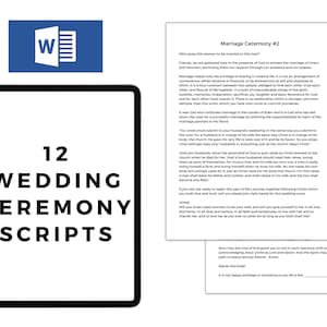 Wedding Vow Script | 12 Wedding Ceremony Scripts | Faith Based