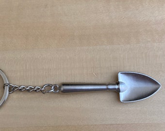 Sterling Silver Womens 1mm Box Chain 3D Small Garden Trowel Shovel Tool Pendant Necklace Sterling Silver Womens 1mm Box Chain 3D Small Garden Trowel Shovel Tool Pendant Necklace