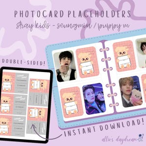 Stray Kids Seungmin SKZOO PuppyM  Kpop Photocard Collection Binder Missing Card Filler Placeholder - Digital Download PNG