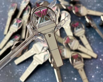 Xdinary Heroes XH Flatbong Light Stick Enamel Pin - Etsy